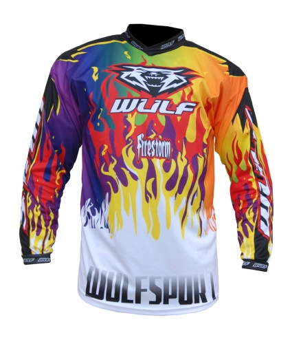 Wulfsport firestorm Race Shirt Gr. S Farbe multi für Moto Cross MX SX BMX Enduro Motorrad Quad