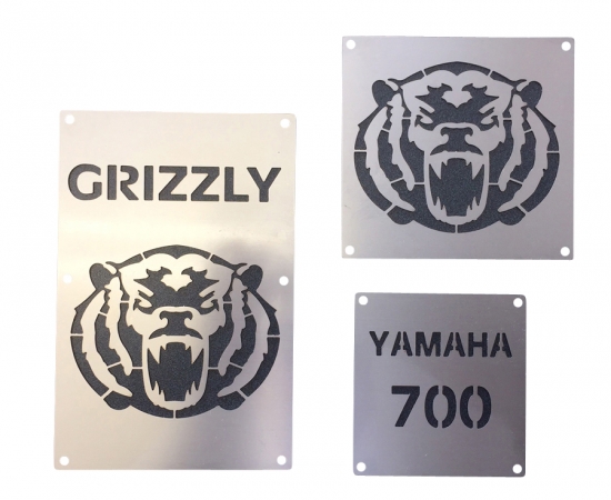 Angebot LQ Racing Warnschilder Ersatz Br f. Yamaha Grizzly 700 2017 -